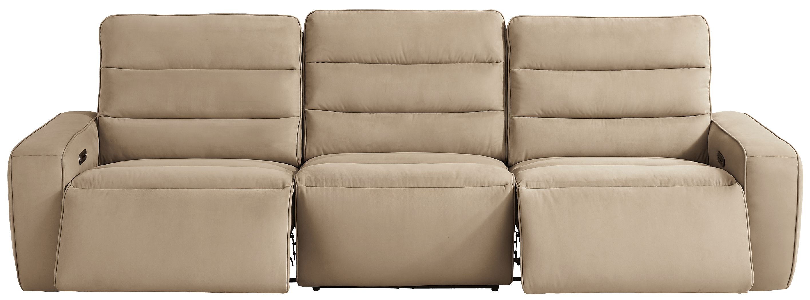 Del Mar Sand Dual Power Sofa