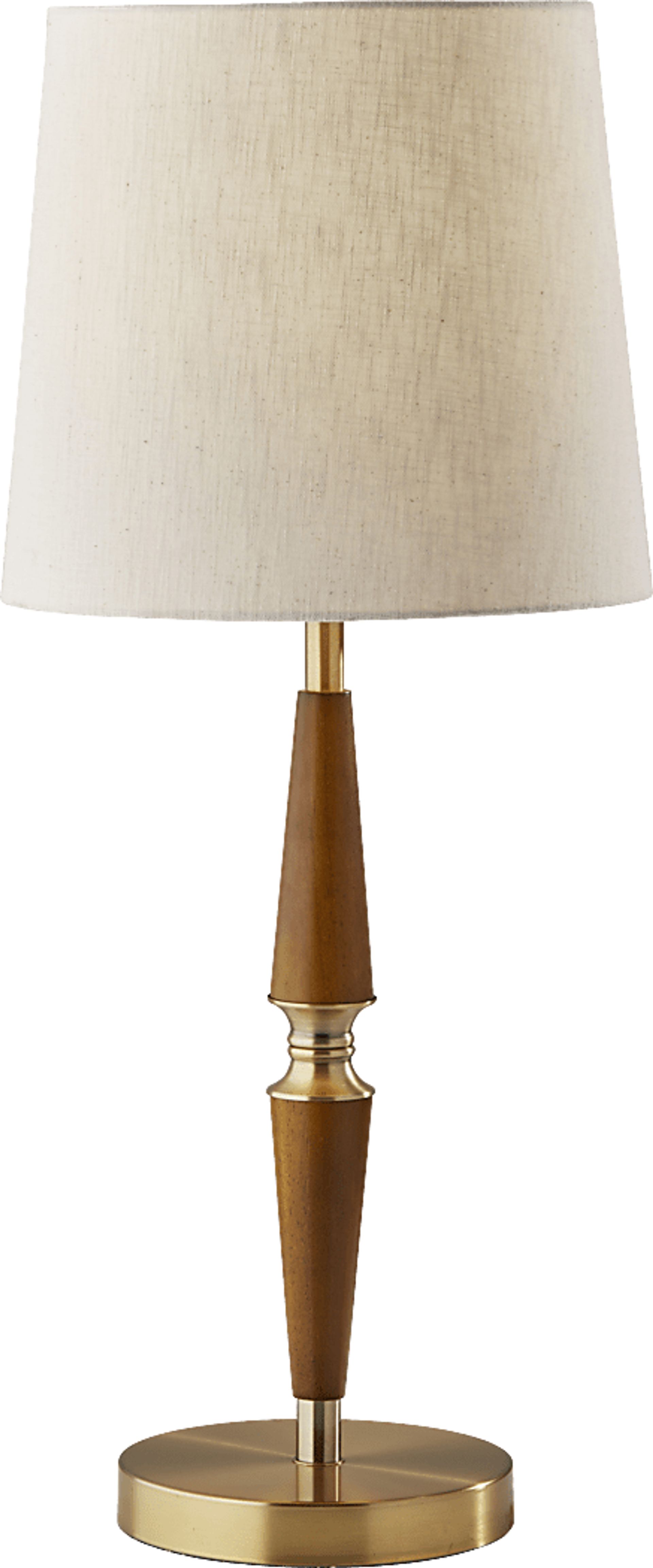 Del Rio Place Walnut Lamp - Image 1