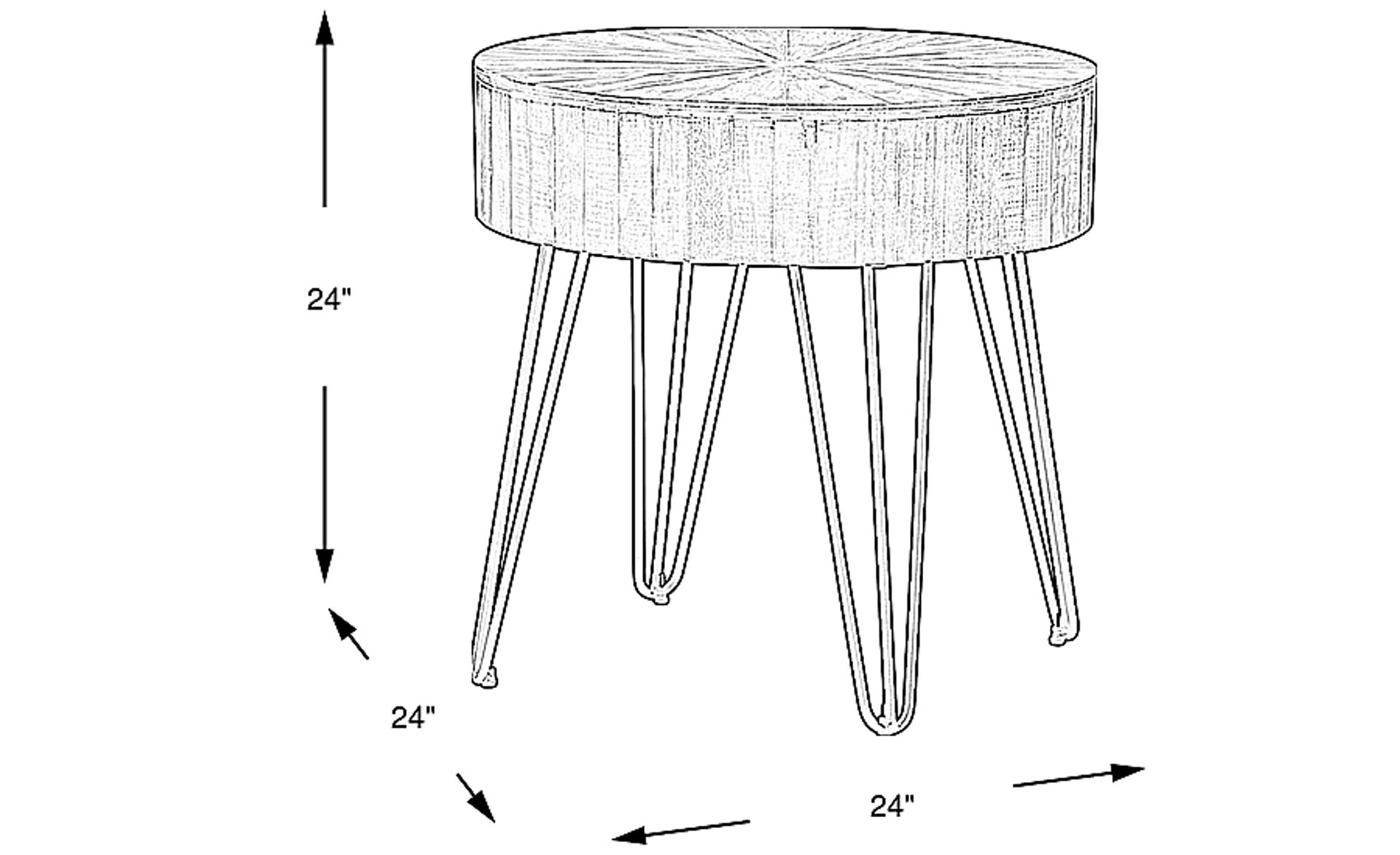 Dimension Image. Please refer to the Dimension Tab on this page for dimension details.