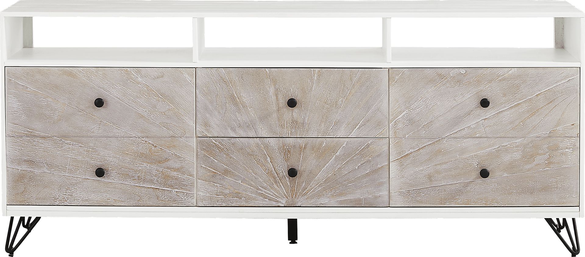 Del Sol White 71 in. Console - Image 1