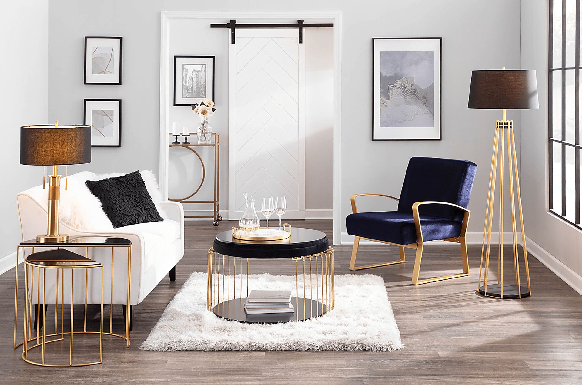 Delacroix Black Floor Lamp - Image 7
