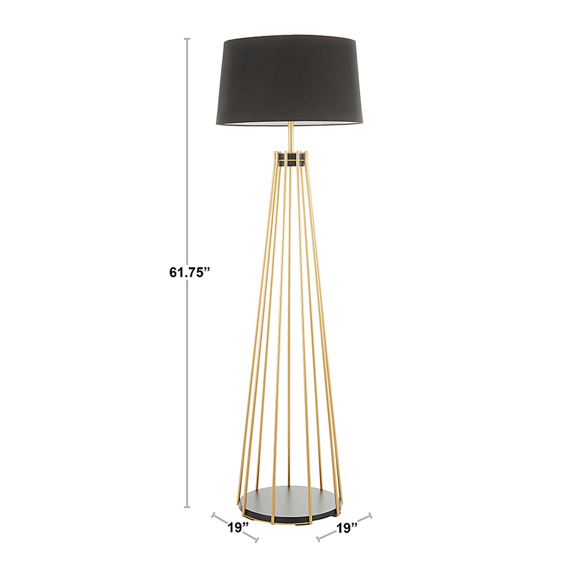 Delacroix Black Floor Lamp - Image 8