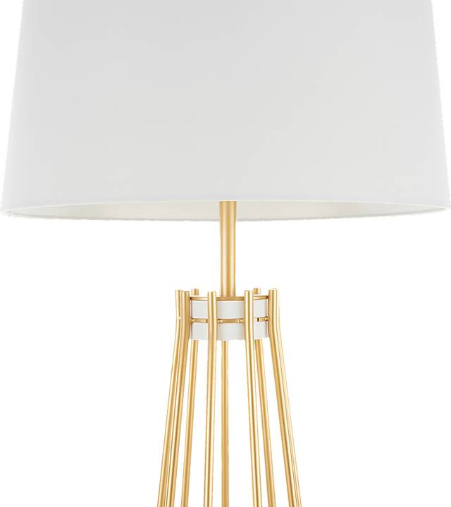 Delacroix White Floor Lamp - Thumbnail - Image 3