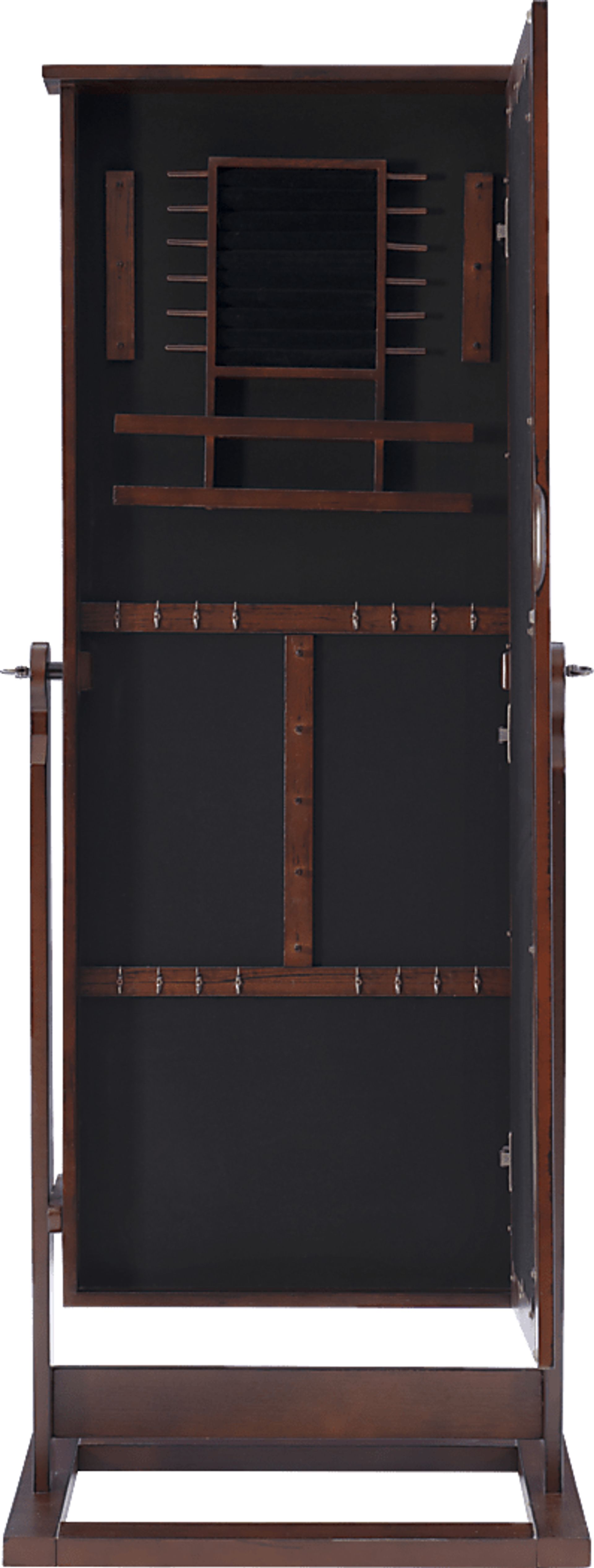 Delafield Brown Cheval Jewelry Armoire - Image 8