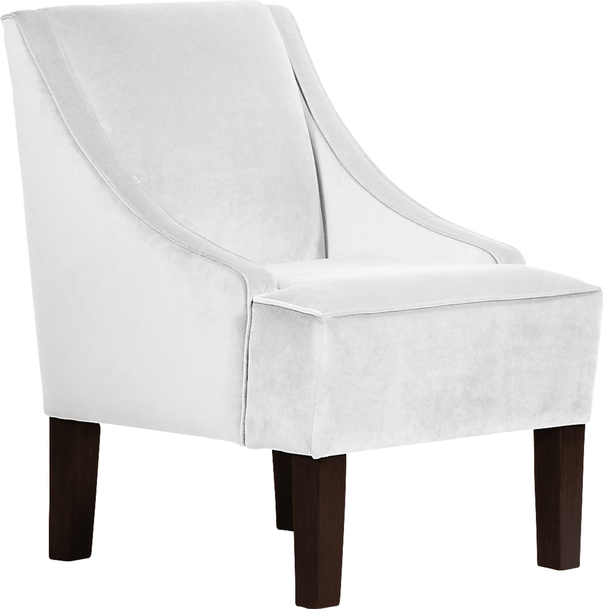 White suede chair sale