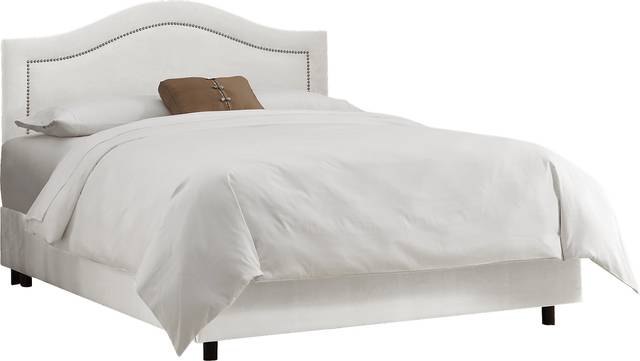 Delana White Queen Bed - Thumbnail - Image 1