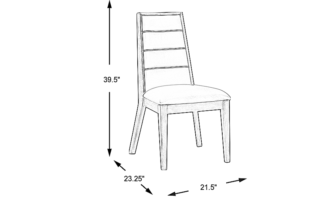 Delanco Pewter Side Chair