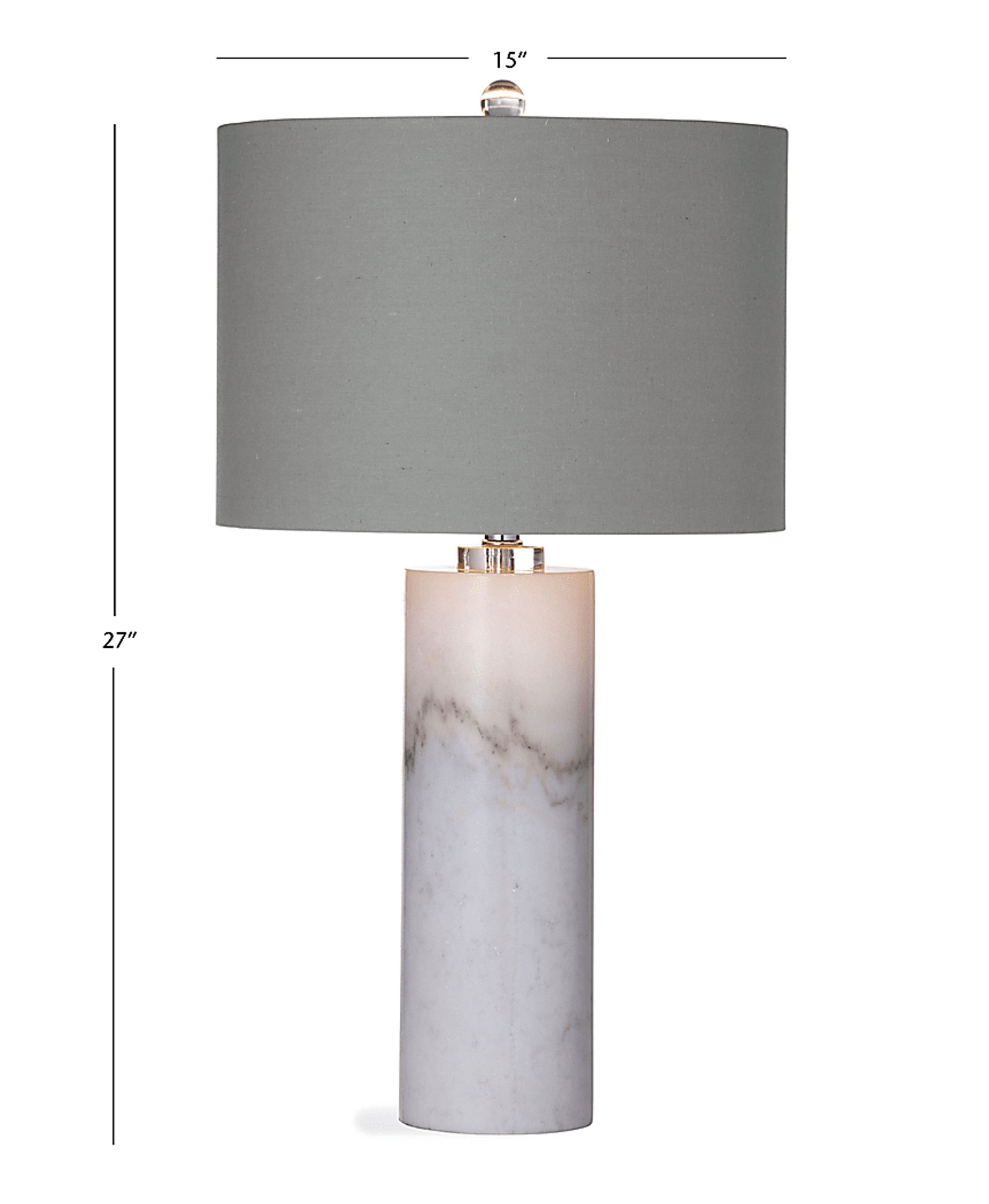 Delancy Isle White Lamp - Image 3