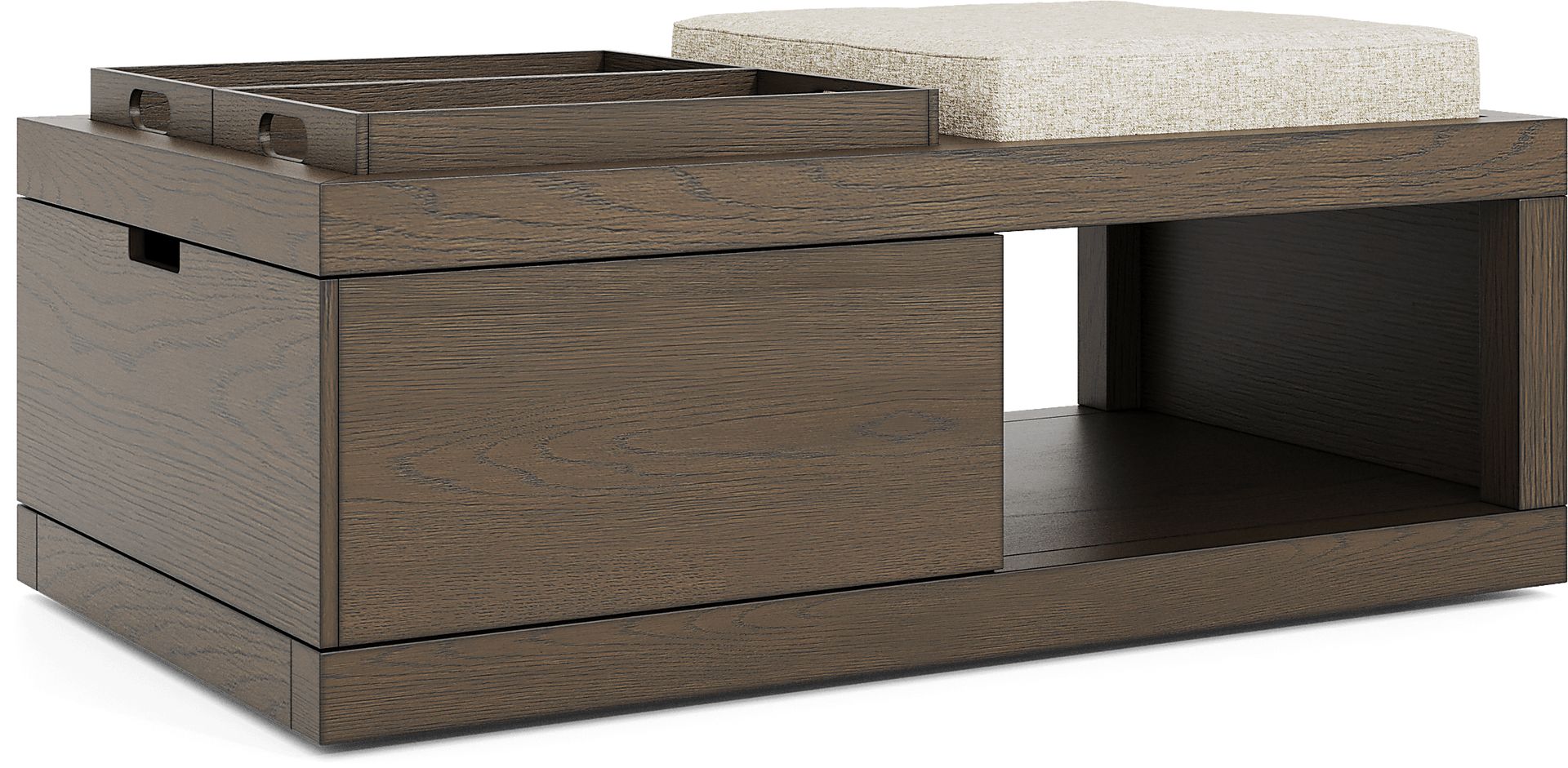 Delano Brown 3 Pc Table Set with USB - Image 2