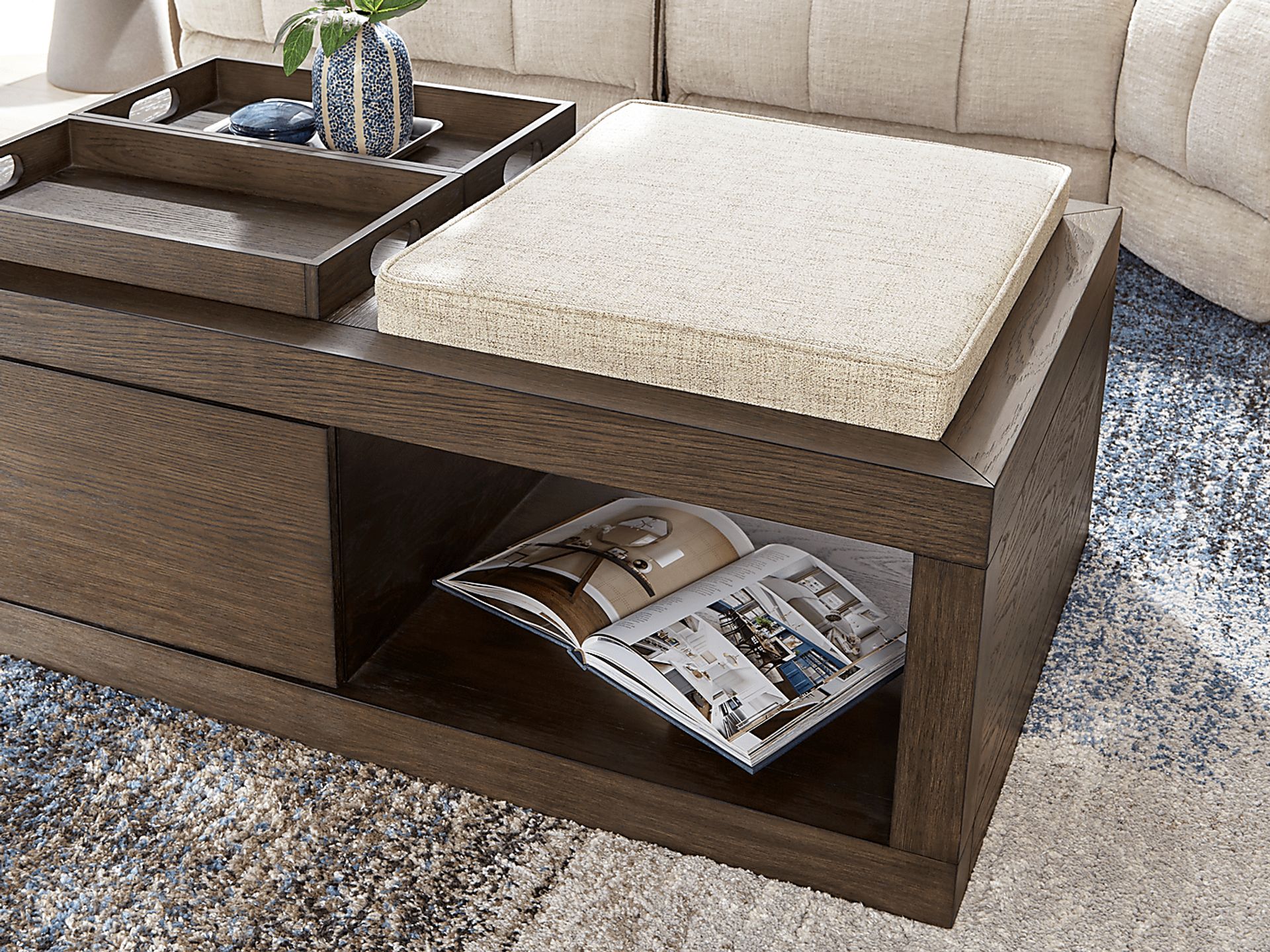 Delano Brown 3 Pc Table Set with USB - Image 4