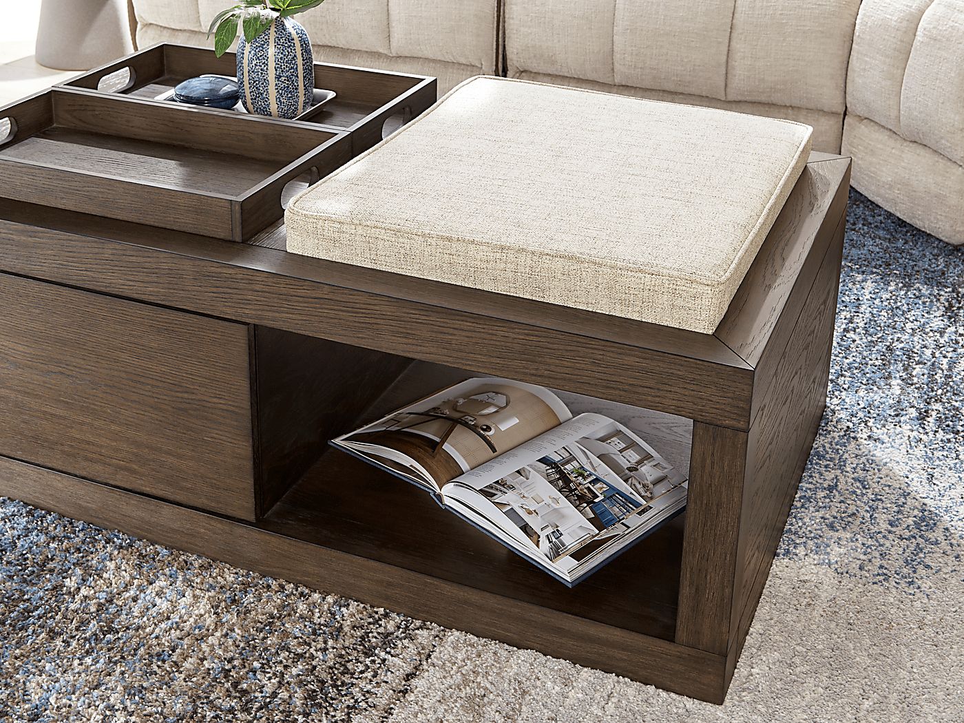 Rooms To Go Horizon Ridge Leather Reclining Living Room Set - Thumbnail 4