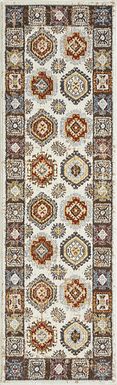Delary Cream 2' x 6'7 Runner Rug
