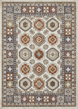 Delary Cream 5'3 x 7'3 Area Rug