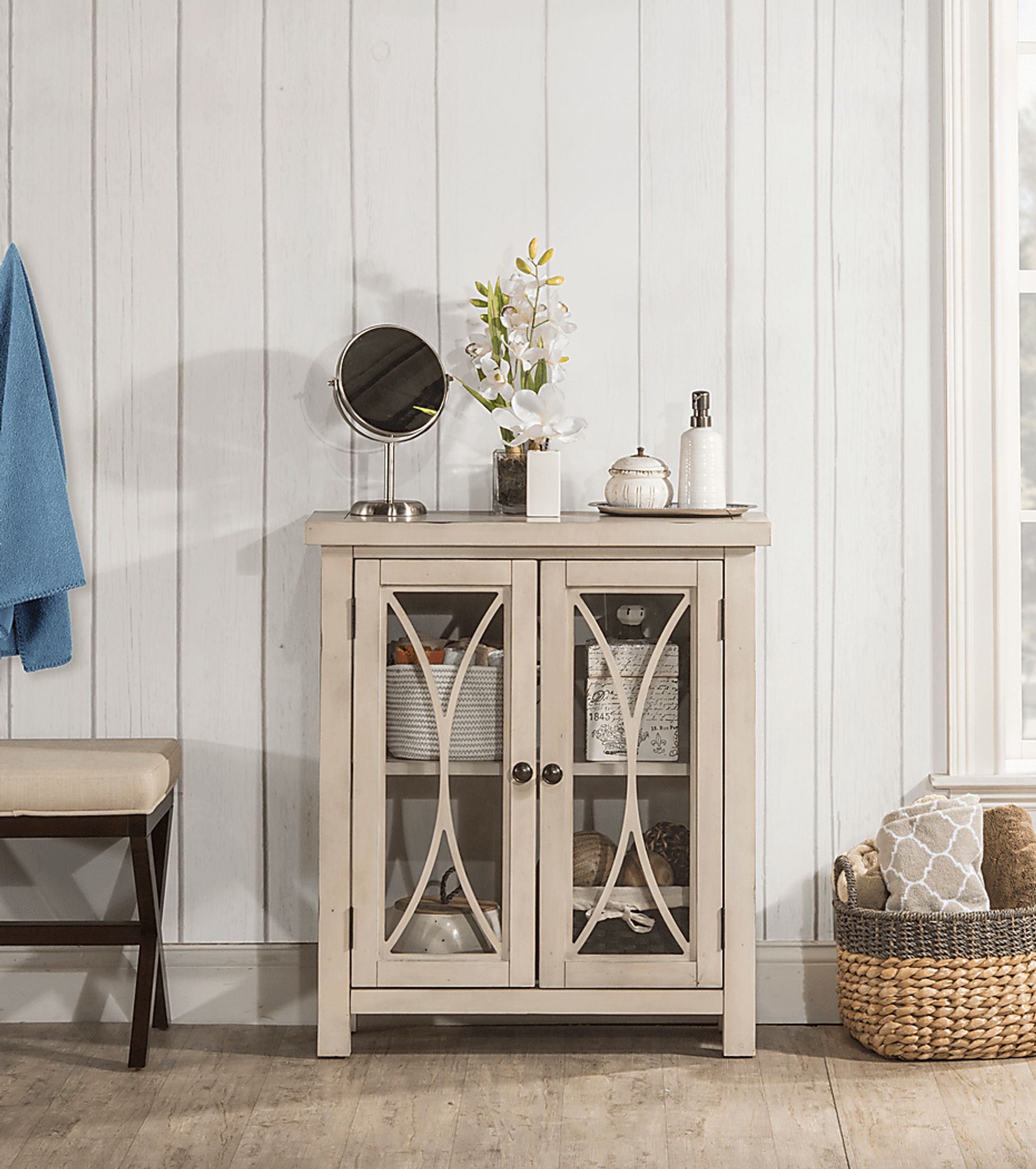 Delavan Beige Accent Cabinet - Image 2