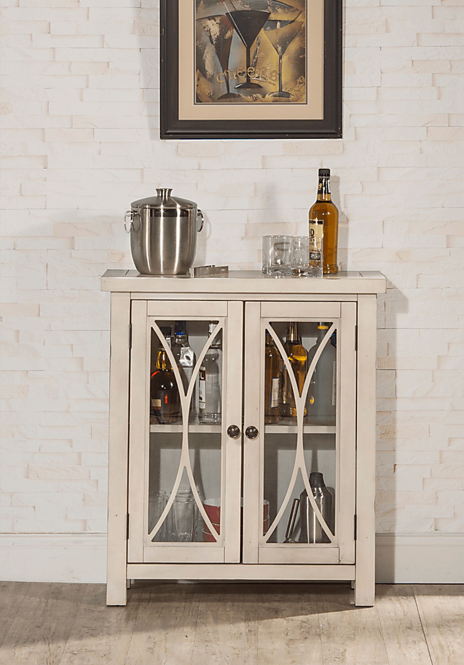 Delavan Beige Accent Cabinet - Image 3