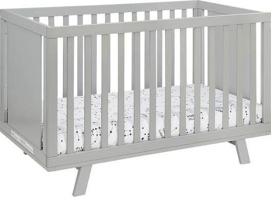 Delavan Gray Crib