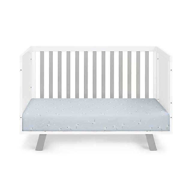 Kids Delavan White/Gray Crib - Thumbnail - Image 2