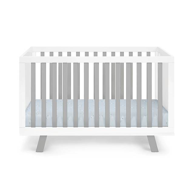Kids Delavan White/Gray Crib - Thumbnail - Image 4