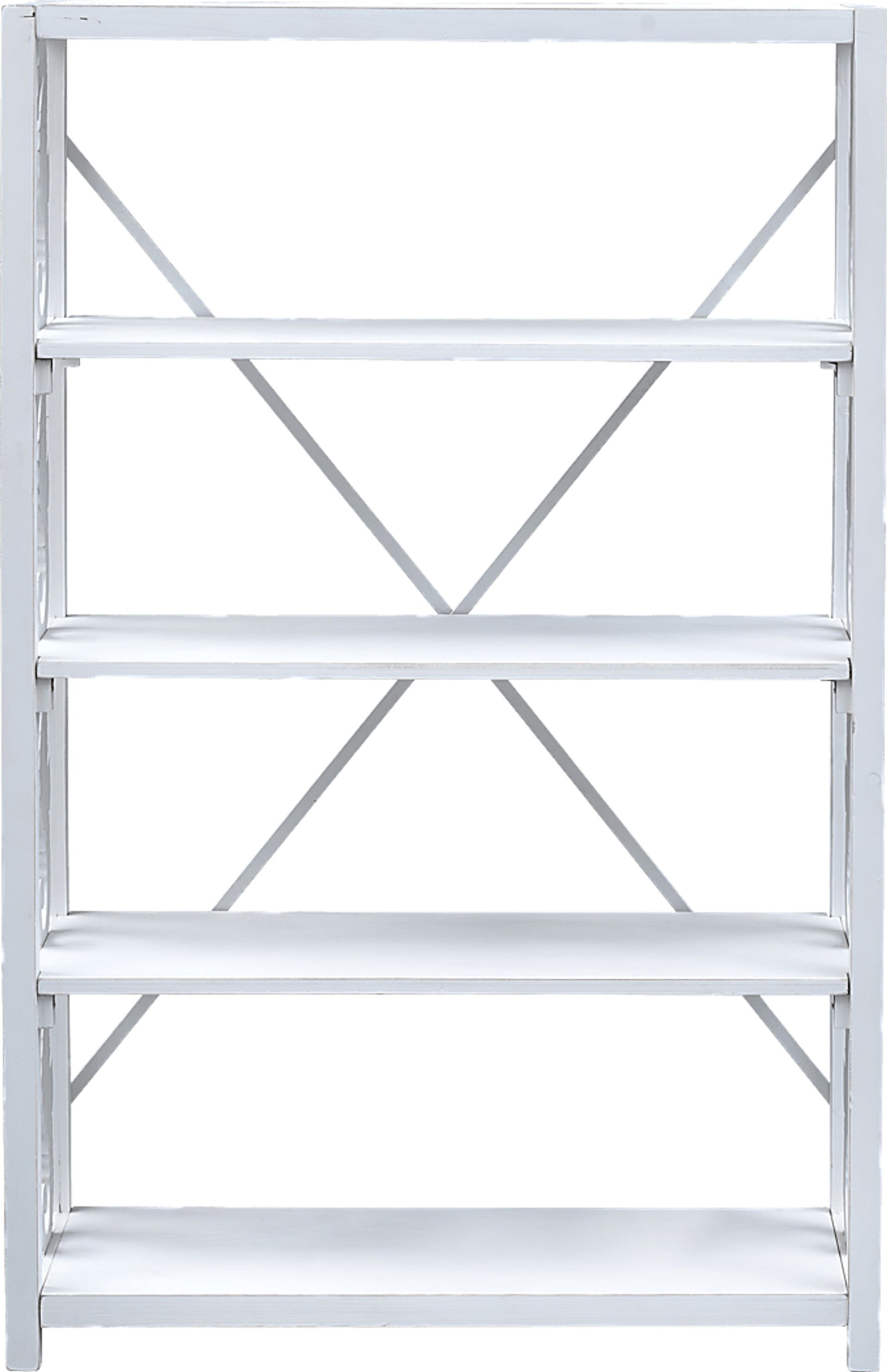 Delaville White Bookcase - Image 2