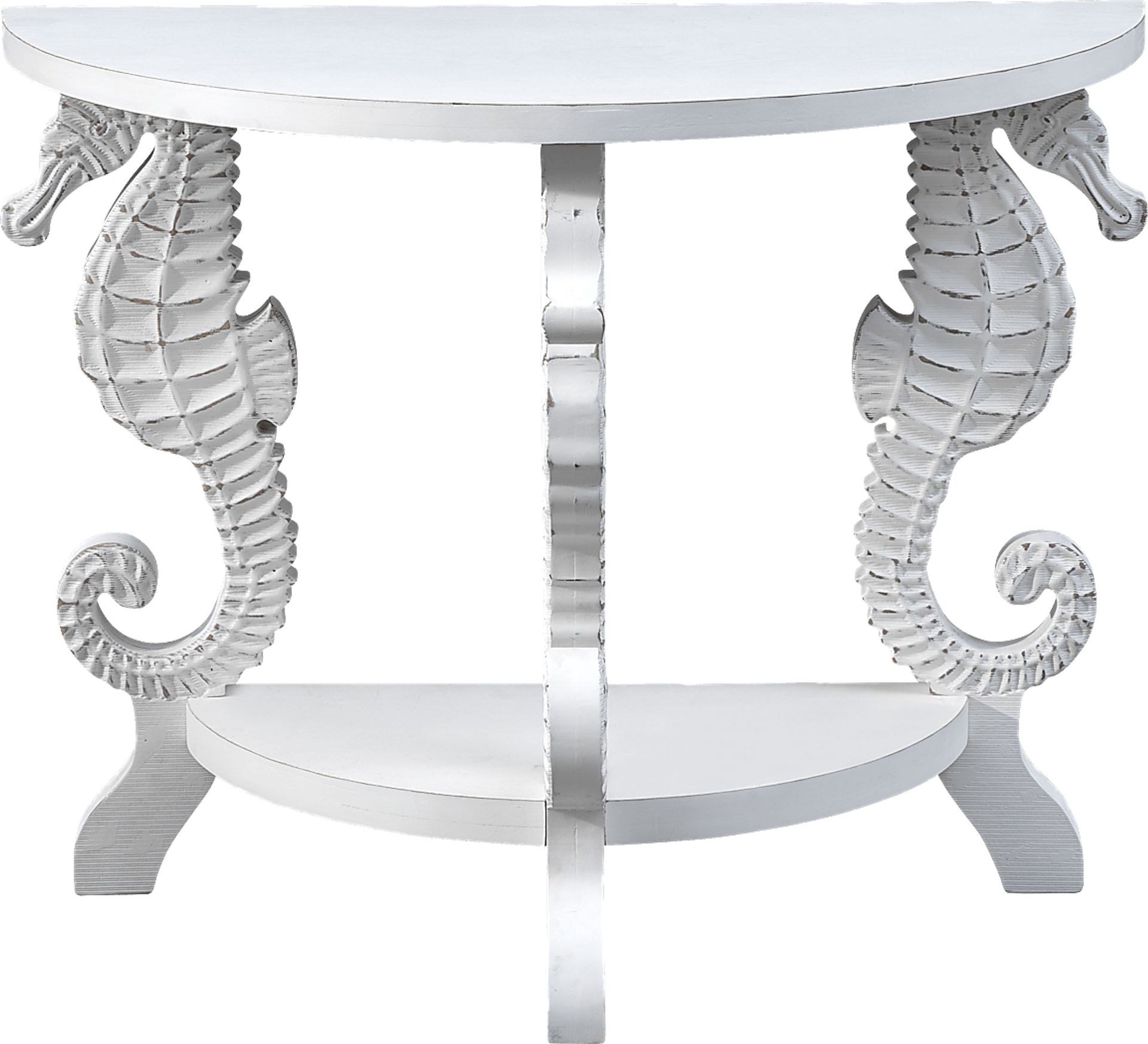 Delaville White Console Table - Image 2