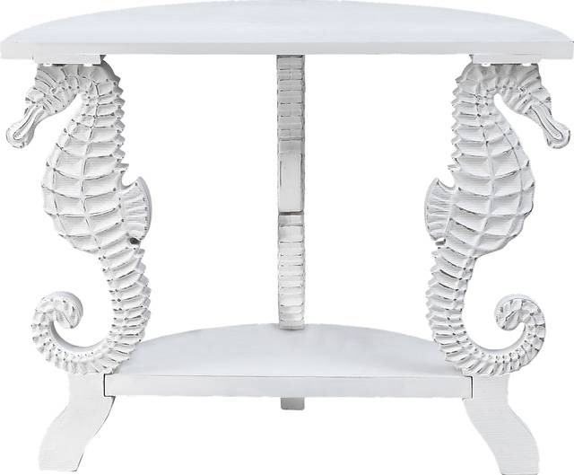 Delaville White Console Table - Thumbnail - Image 3