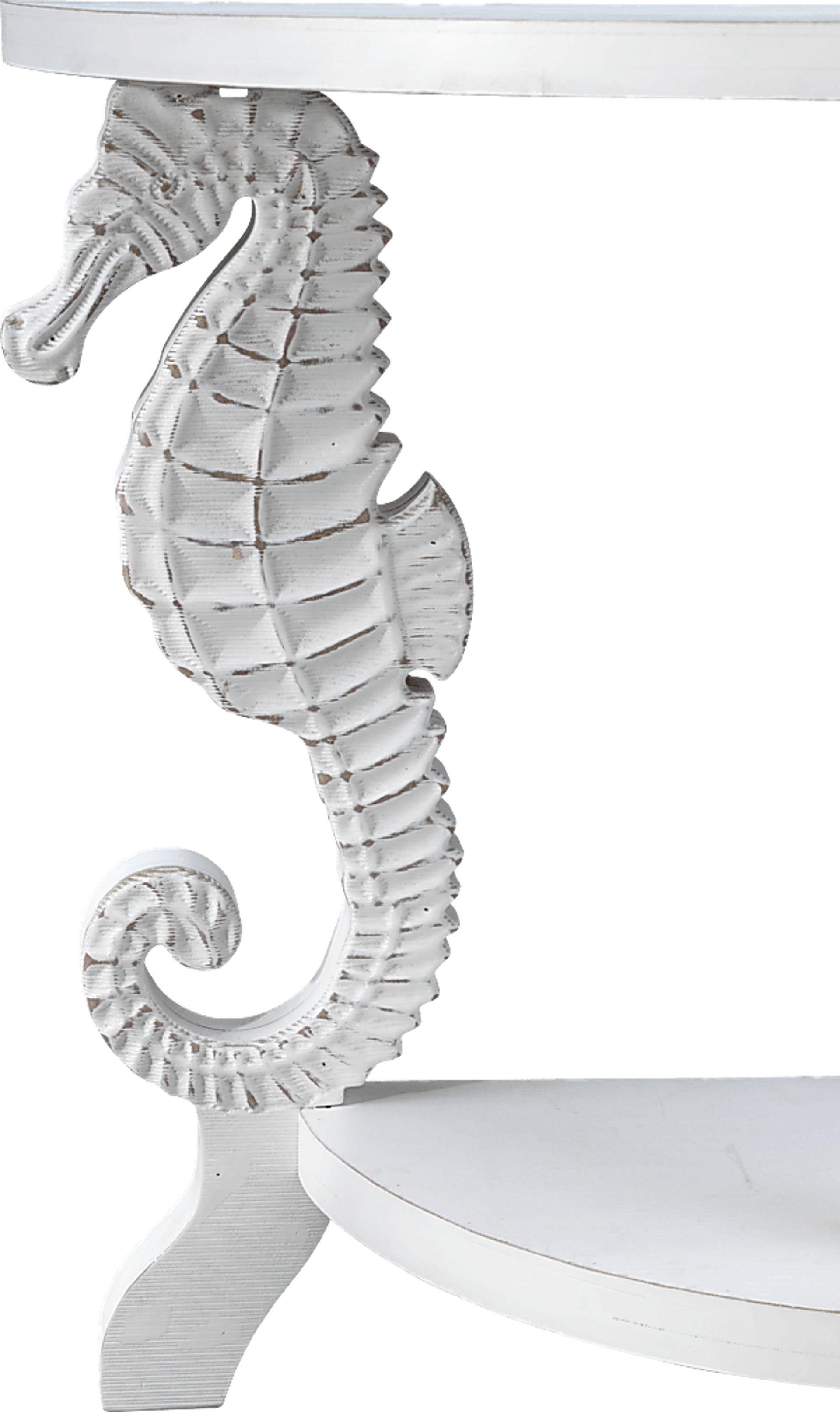Delaville White Console Table - Image 5