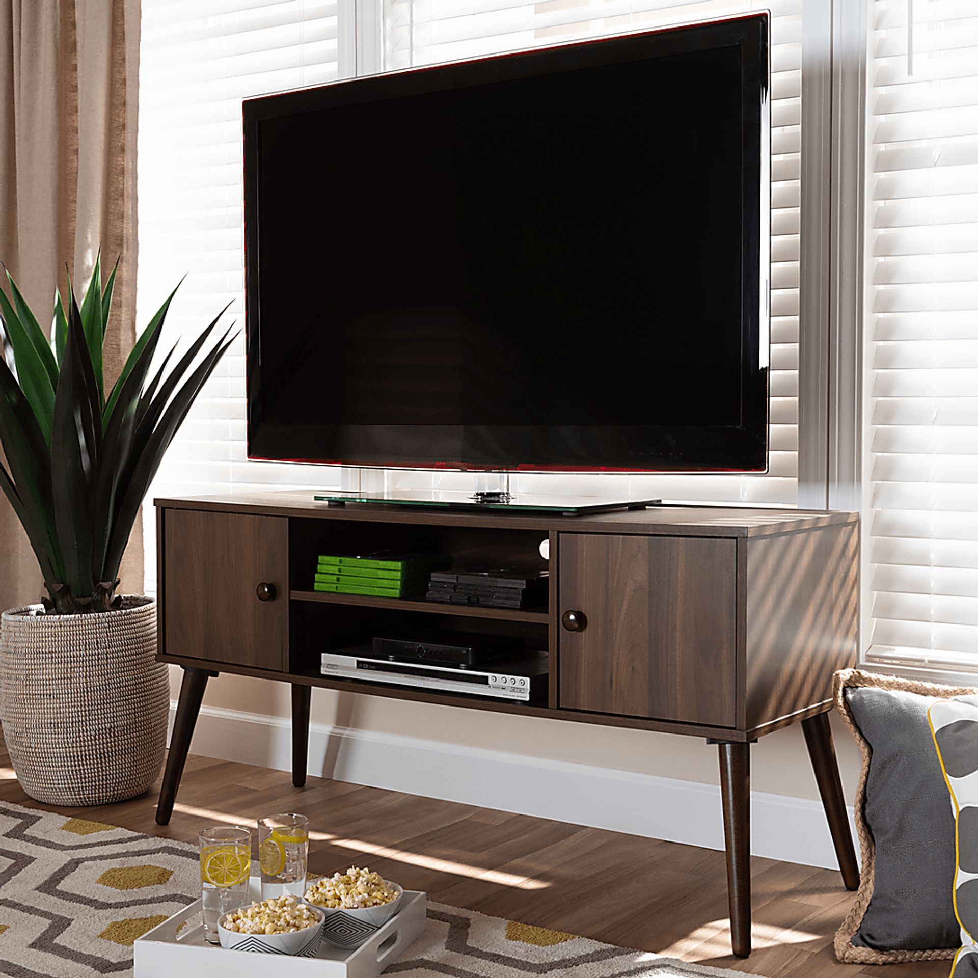 Delcain Walnut 47 in. Console - Image 7