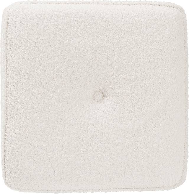 Delcie Ivory Ottoman - Thumbnail - Image 4