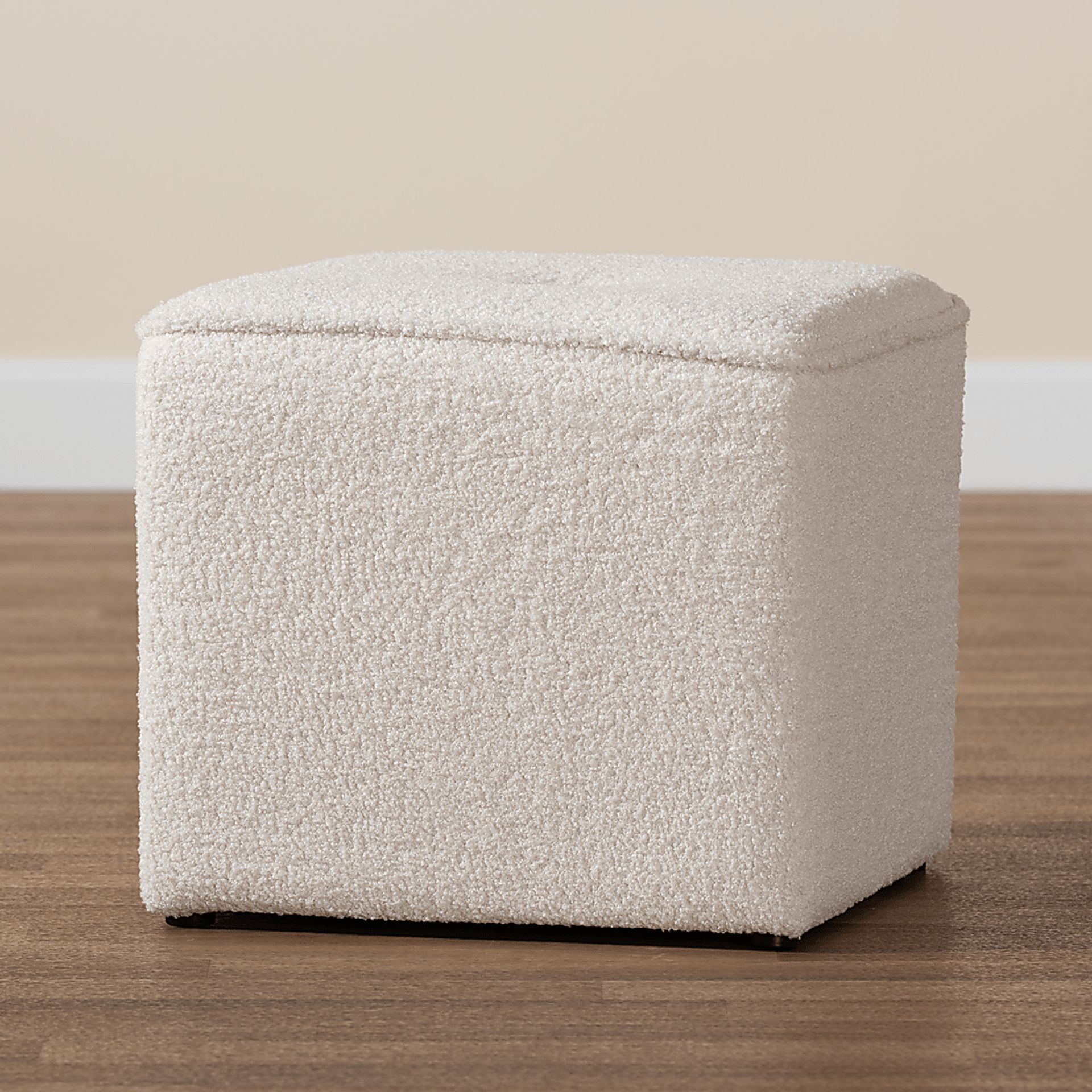 Delcie Ivory Ottoman - Image 5