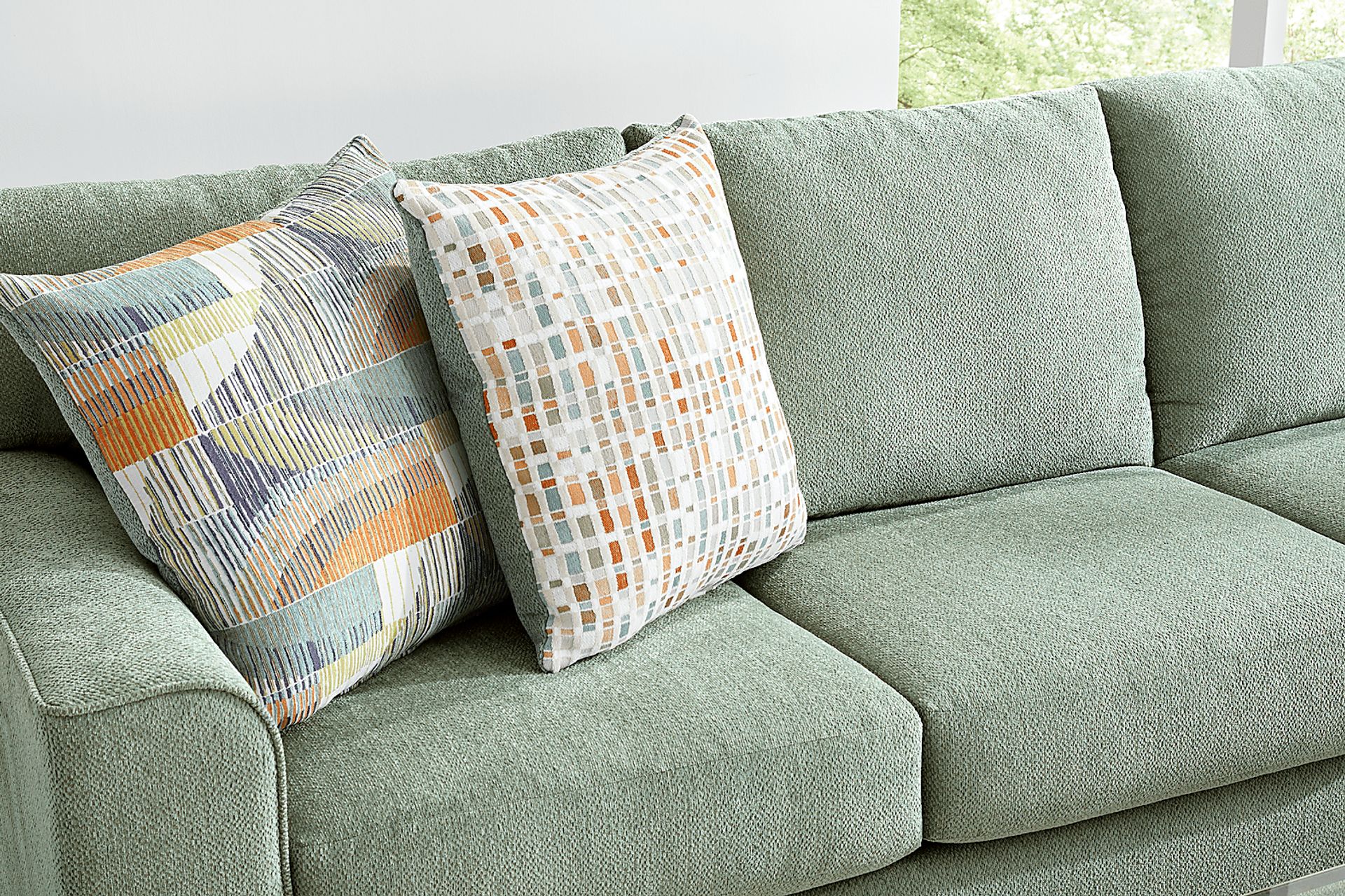 Delcrest Green 7 Pc Living Room - Image 6