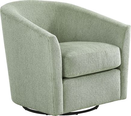 Delcrest Green Swivel Chair
