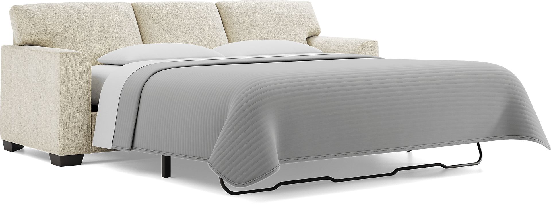 Delcrest White Gel Foam Sleeper Sofa - Image 2