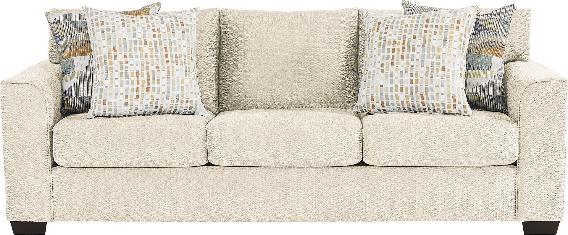 Delcrest White Gel Foam Sleeper Sofa - Image 1