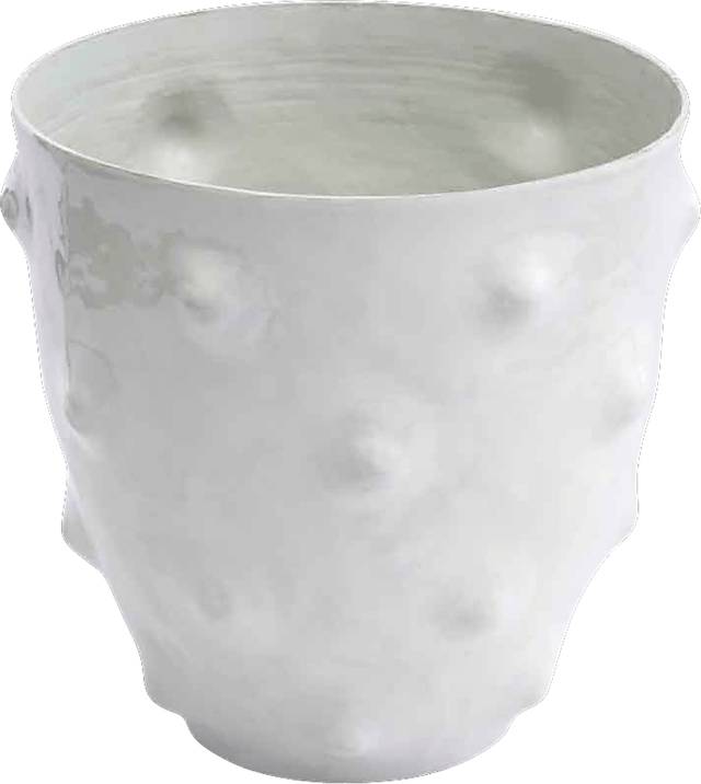 Delen White Short Vase - Thumbnail - Image 1