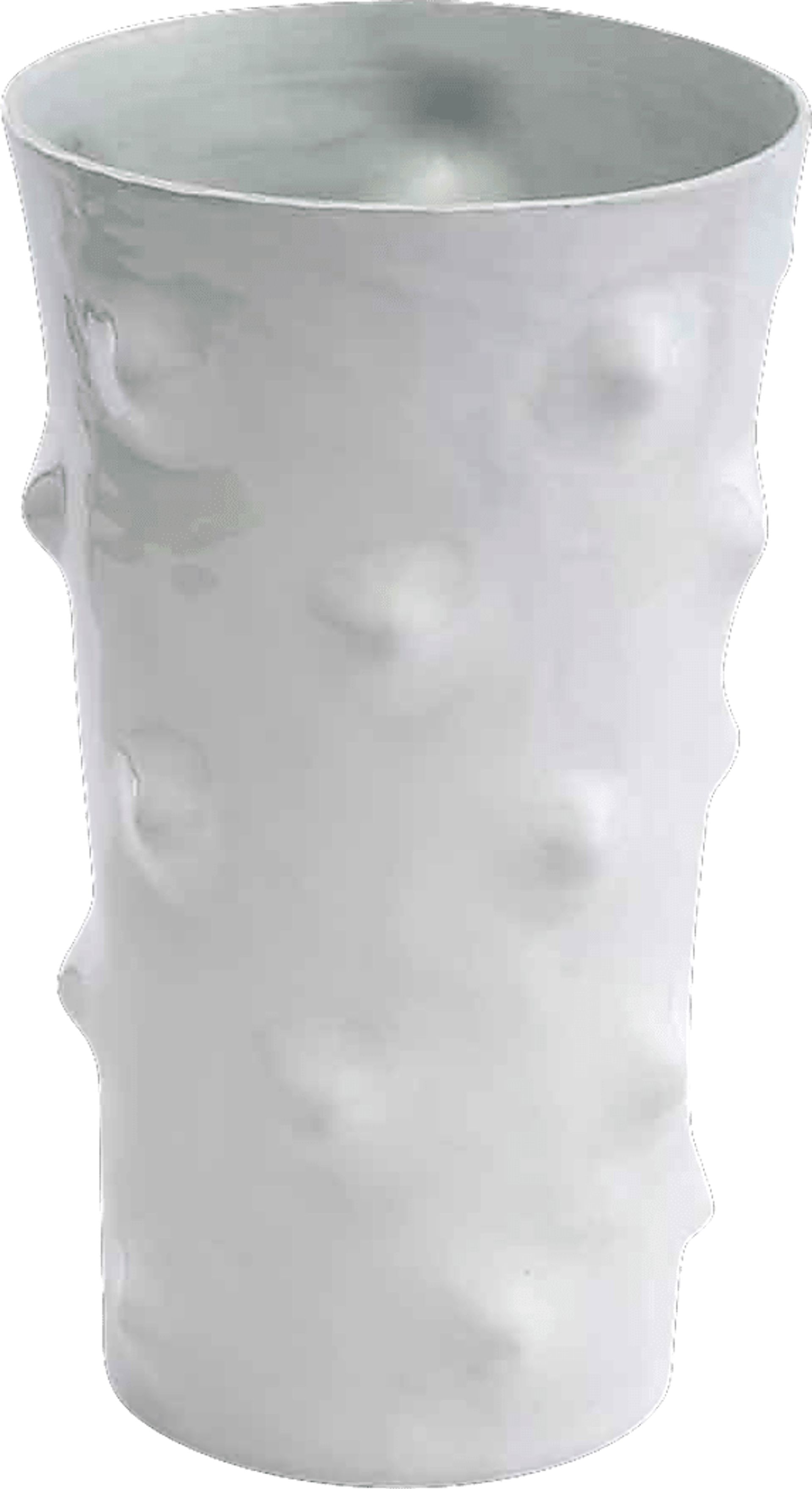 Delen White Tall Vase - Image 1