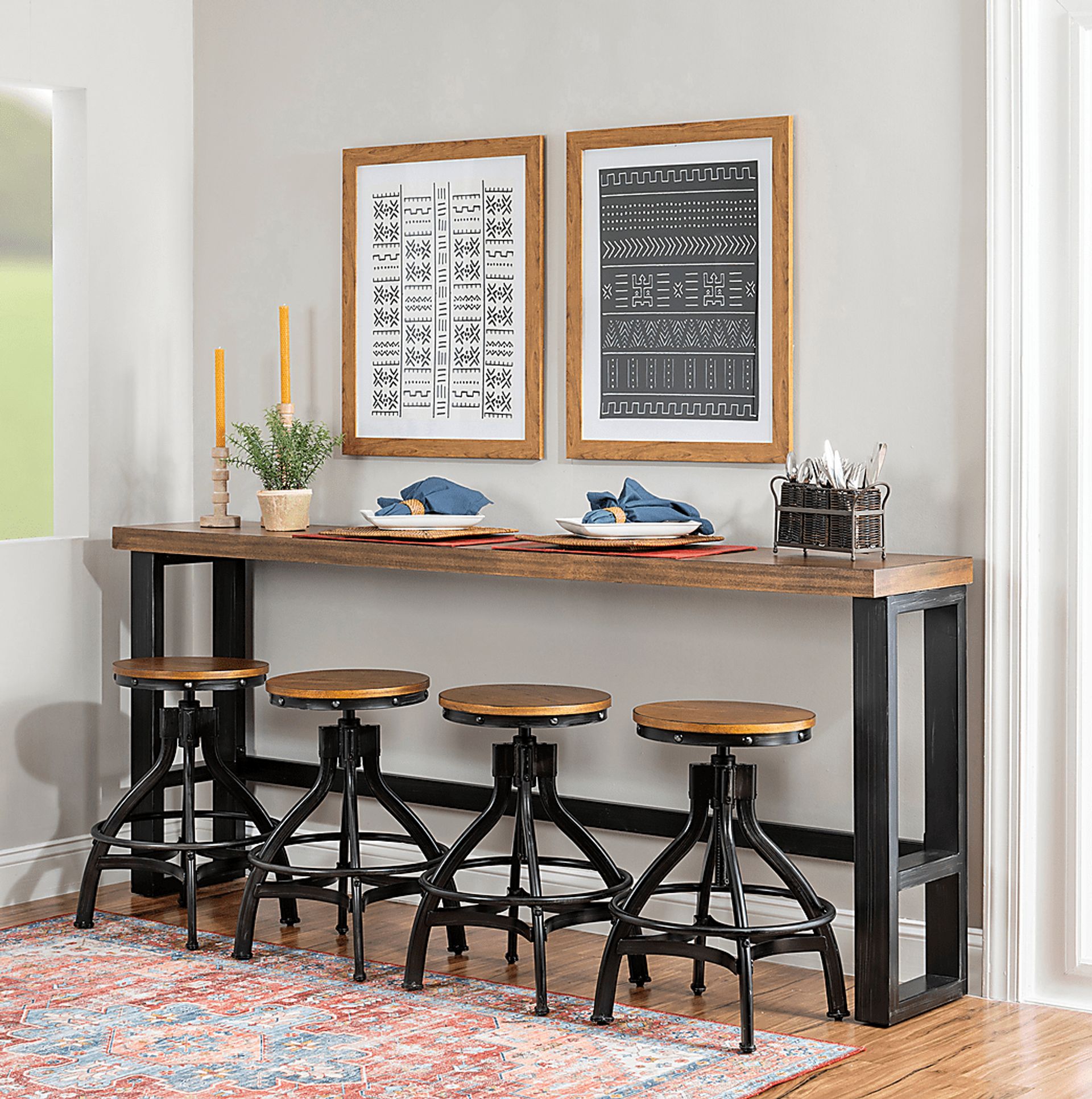 Deleya Brown Sofa Table - Image 7