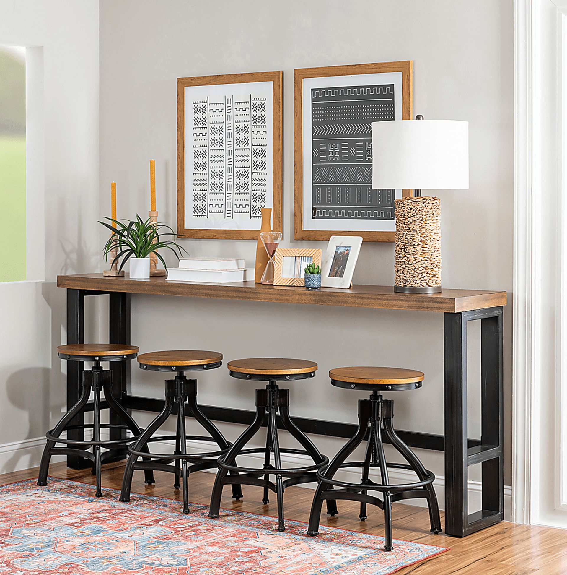 Deleya Brown Sofa Table - Image 8