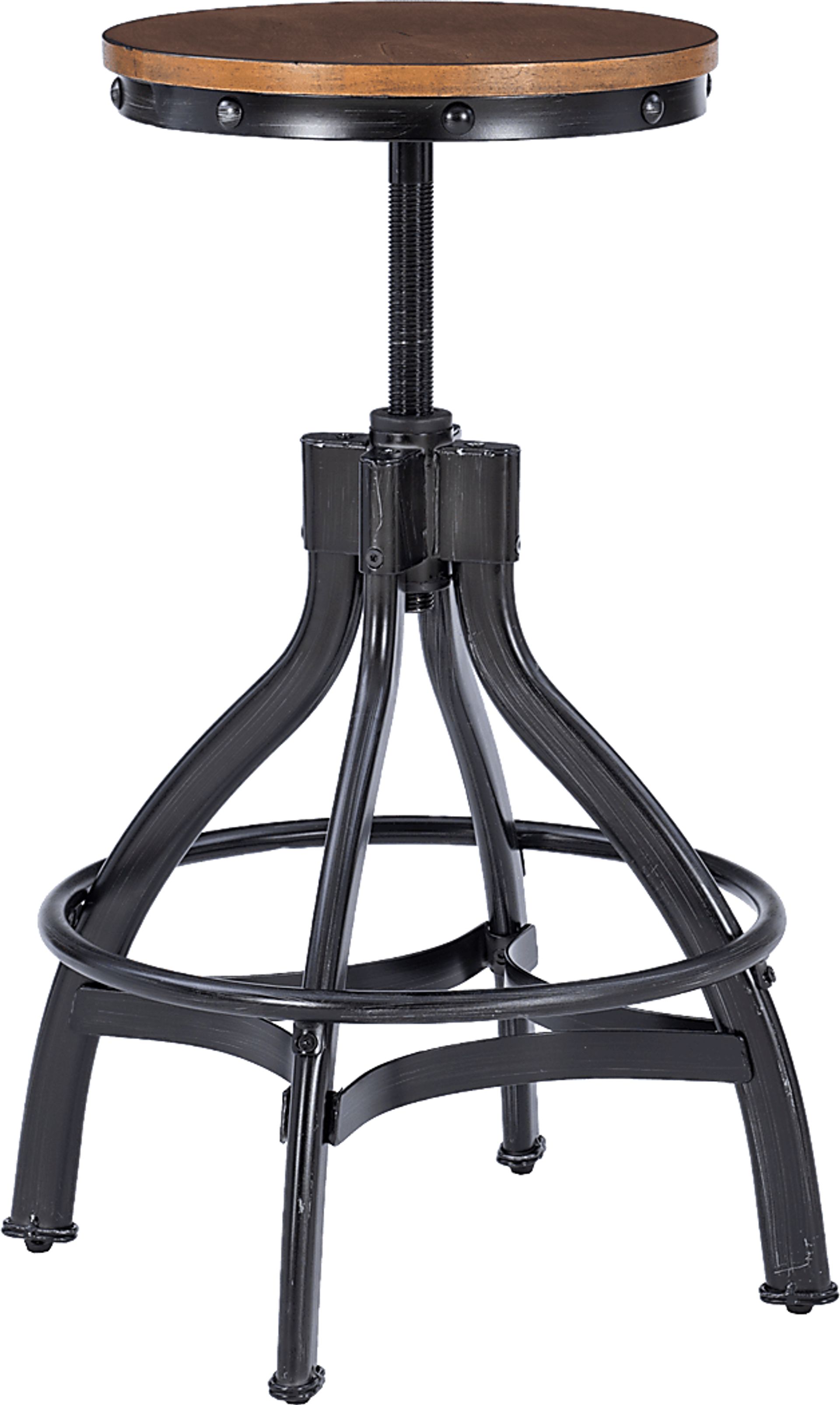 Deleya Brown Barstool, Set of 2 - Image 4