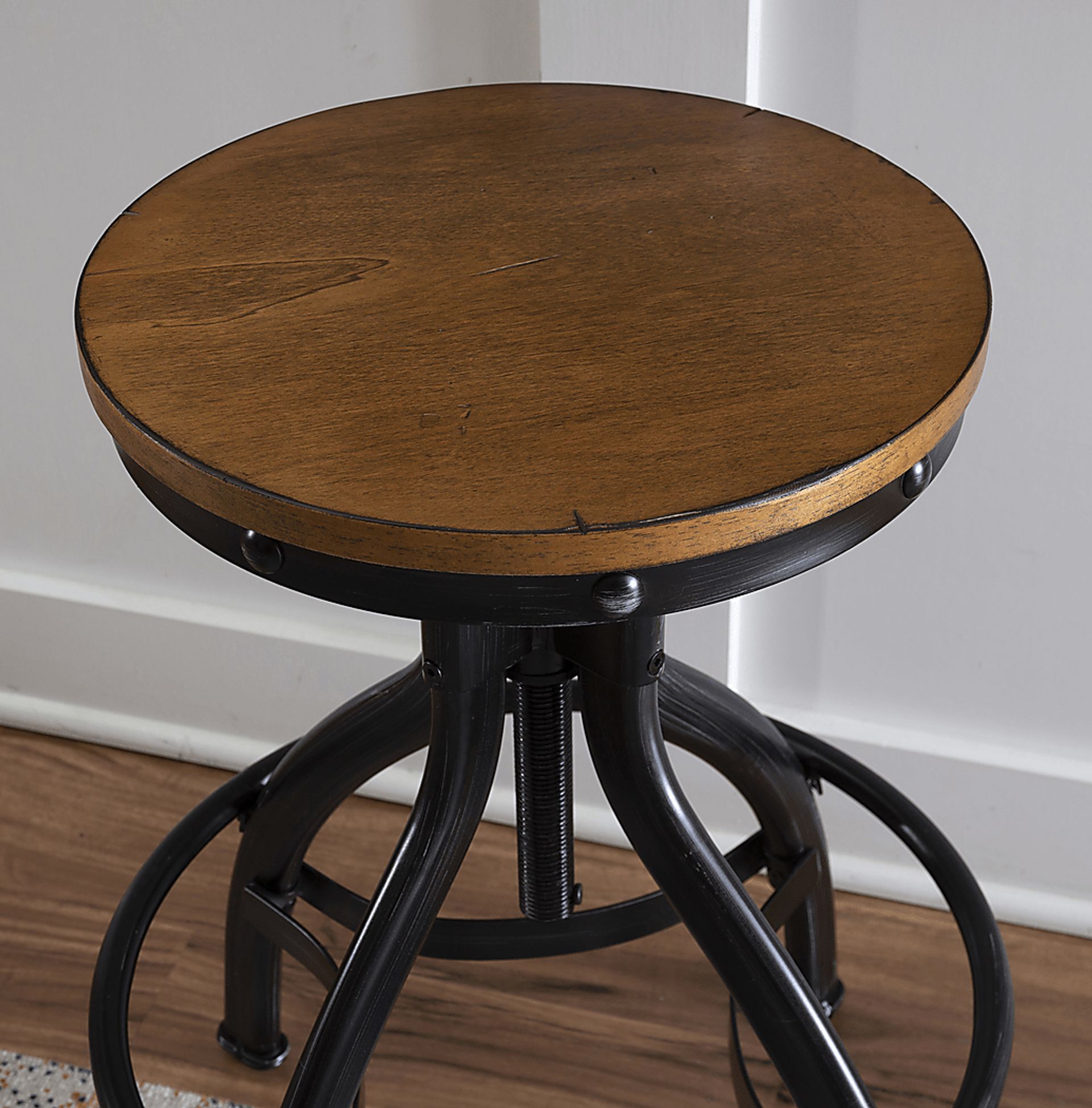 Deleya Brown Barstool, Set of 2 - Image 7