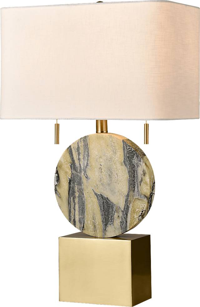Delfina Cave Brass Lamp - Thumbnail - Image 1