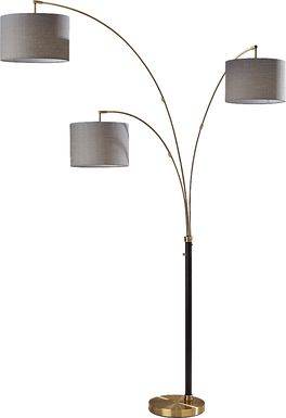 Delgany Street Brass Floor Lamp