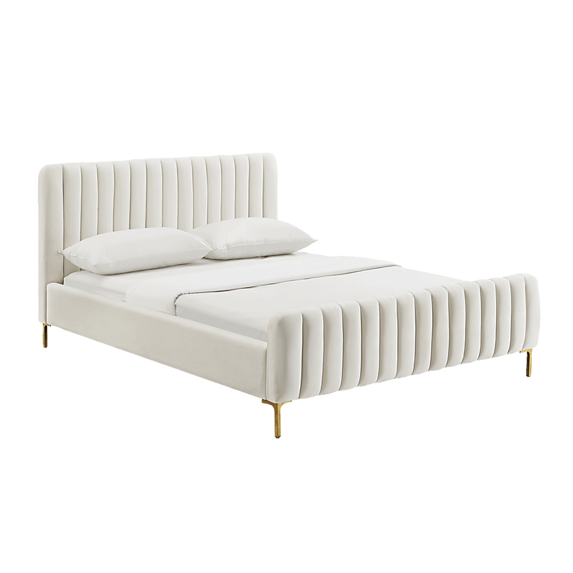 Delia May Cream Full Bed - Image 1