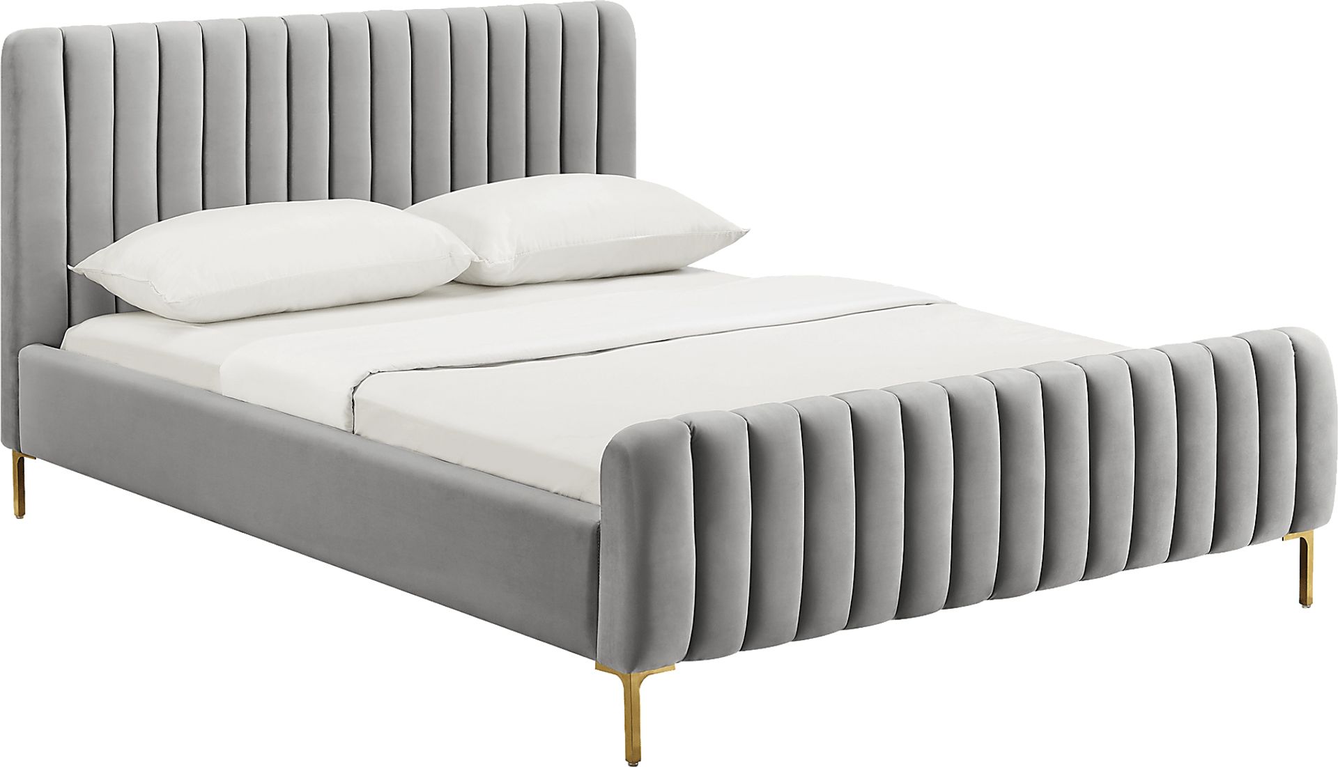 Delia May Gray Full Bed - Image 1