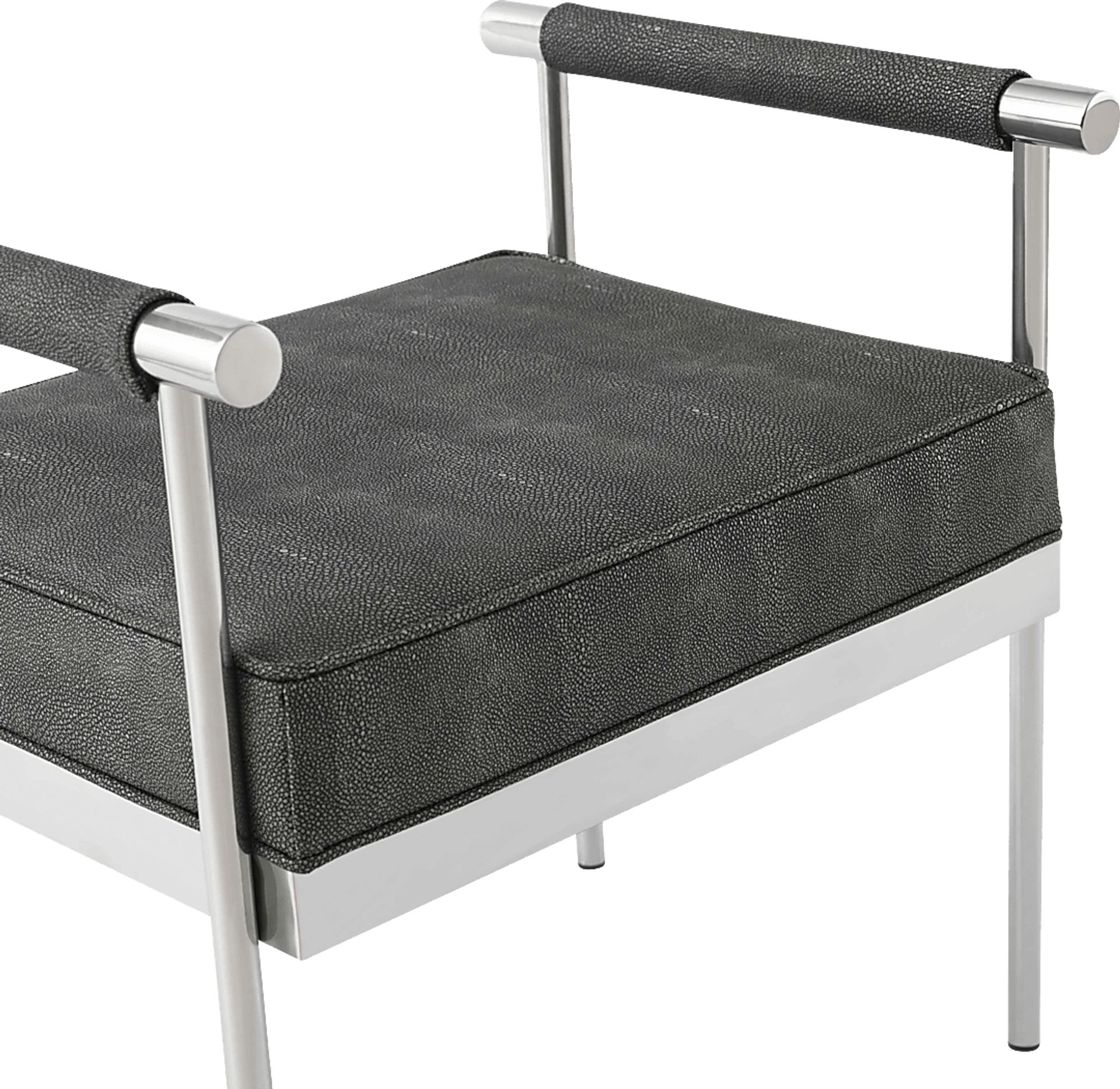 Delina Elle Dark Gray Bench - Image 6