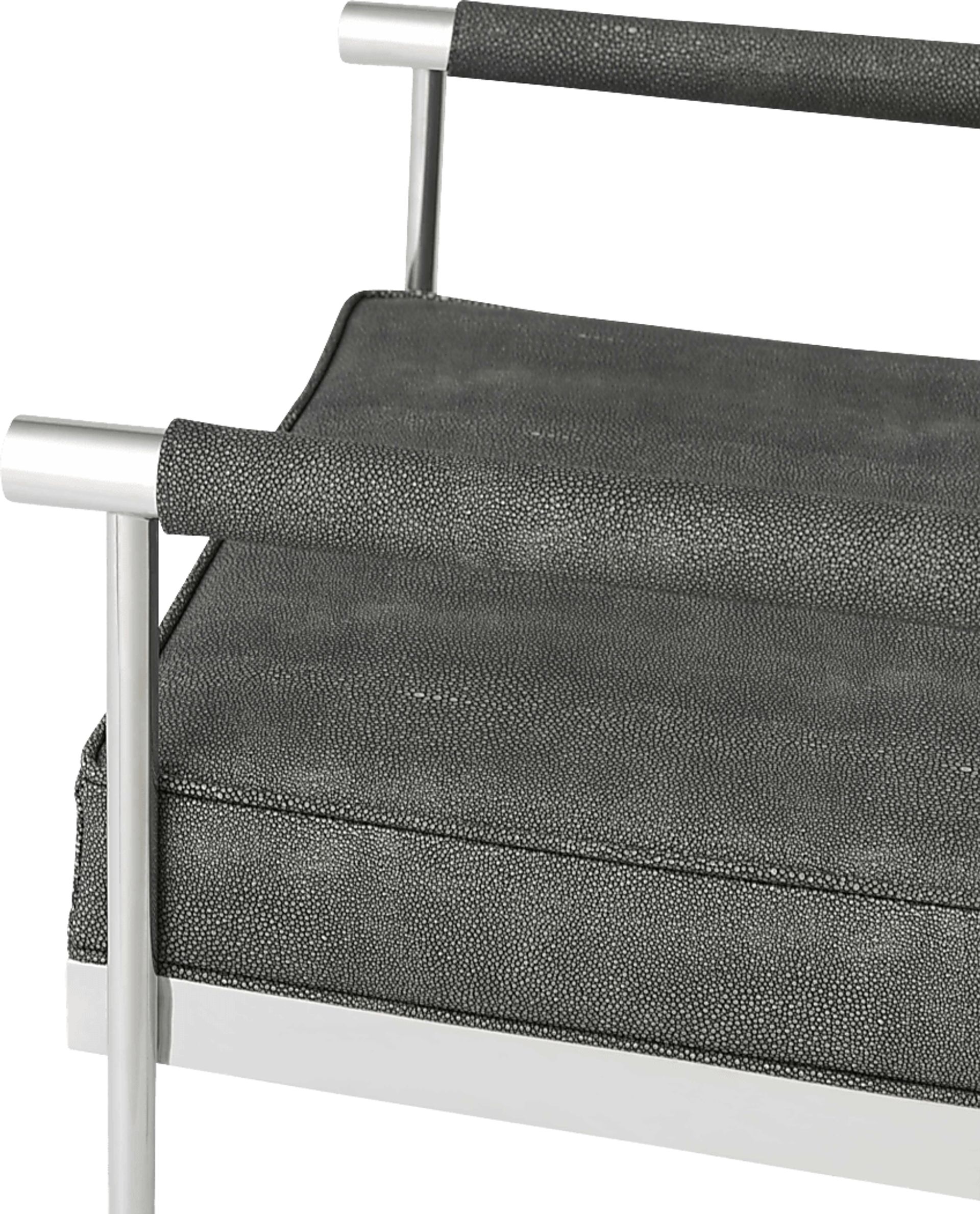 Delina Elle Dark Gray Bench - Image 8