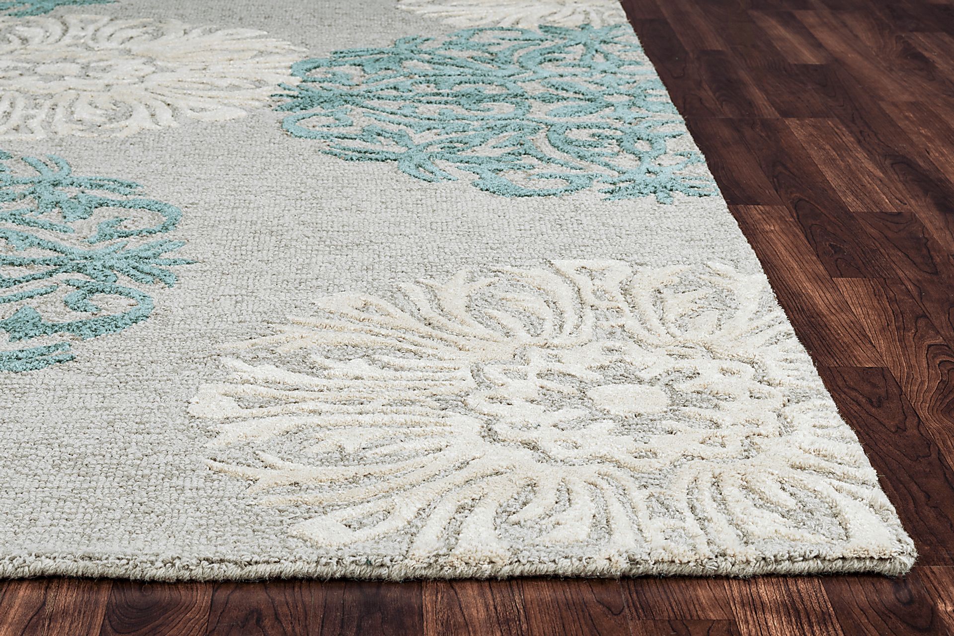 Delis Blue 3' x 5' Rug - Image 2