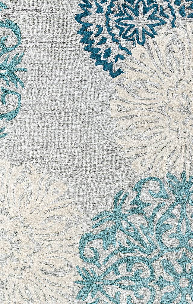 Delis Blue 3' x 5' Rug - Thumbnail - Image 4
