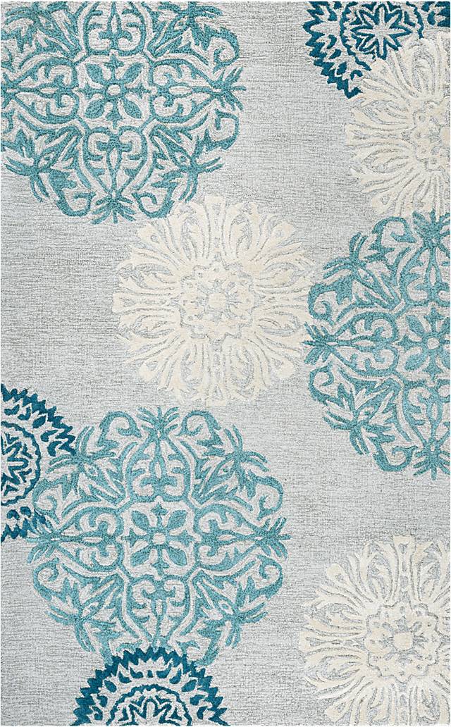 Delis Blue 3' x 5' Rug - Thumbnail - Image 1