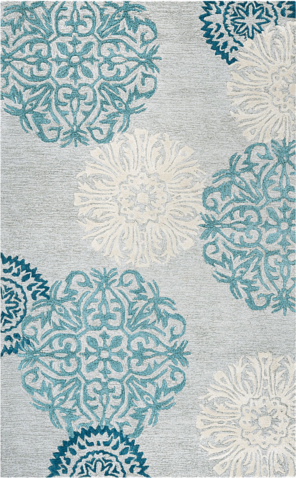 Dielis Blue Rug | Rooms to Go