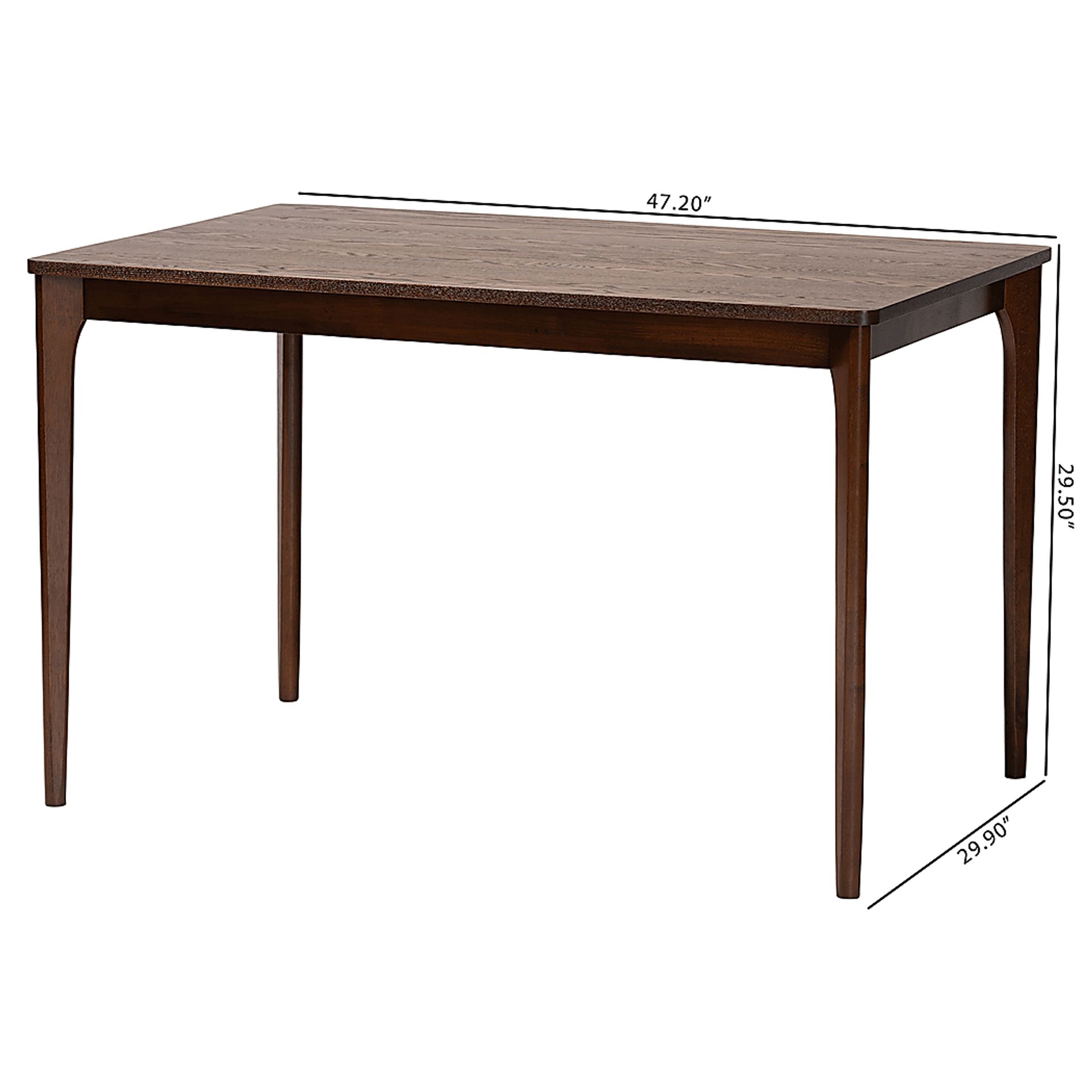 Delisio Brown Dining Table - Image 8